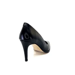 Ivoire0381b Ivoire 7420 Cuir Noir*Femme Escarpins