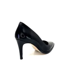 Ivoire0381b Ivoire 7420 Cuir Noir*Femme Escarpins
