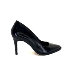 Ivoire0381b Ivoire 7420 Cuir Noir*Femme Escarpins
