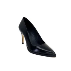 Ivoire0381b Ivoire 7420 Cuir Noir*Femme Escarpins