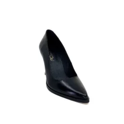 Ivoire0381b Ivoire 7420 Cuir Noir*Femme Escarpins