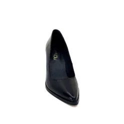 Ivoire0381b Ivoire 7420 Cuir Noir*Femme Escarpins