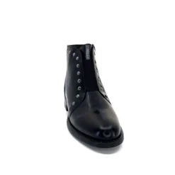 Ivoire0381b Ivoire 7553 Cuir Noir*Femme Bottines