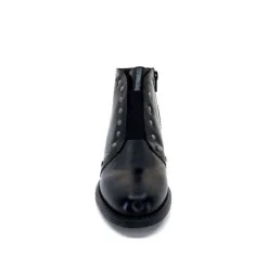 Ivoire0381b Ivoire 7553 Cuir Noir*Femme Bottines