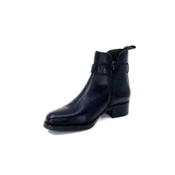 We Do Ivoire 99766 Cuir Noir*Femme Bottines