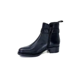 We Do Ivoire 99766 Cuir Noir*Femme Bottines