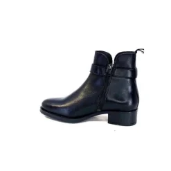 We Do Ivoire 99766 Cuir Noir*Femme Bottines