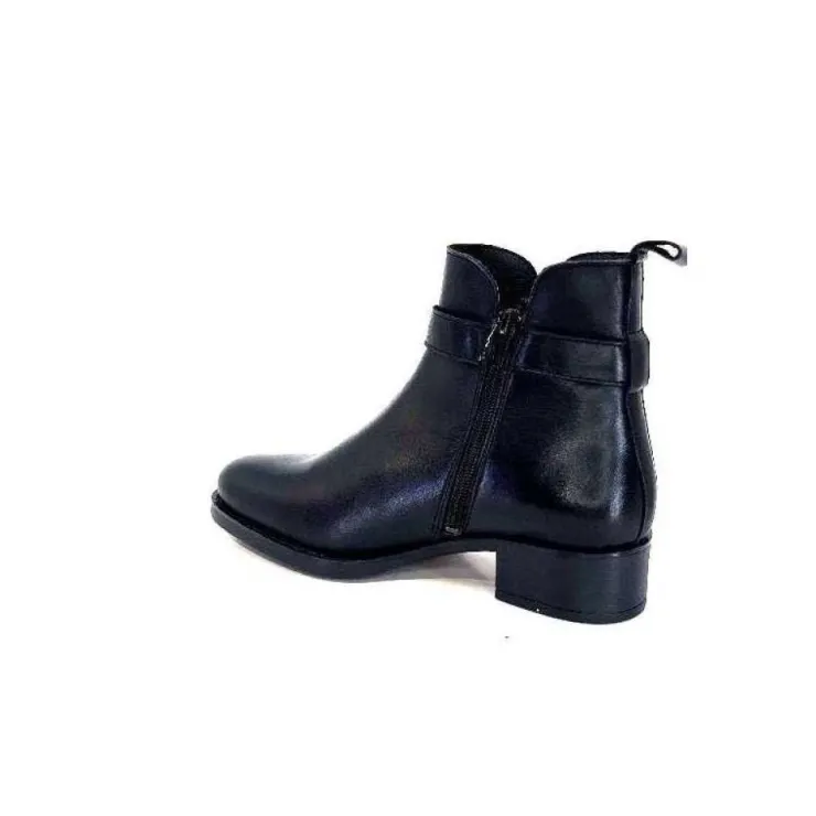 We Do Ivoire 99766 Cuir Noir*Femme Bottines