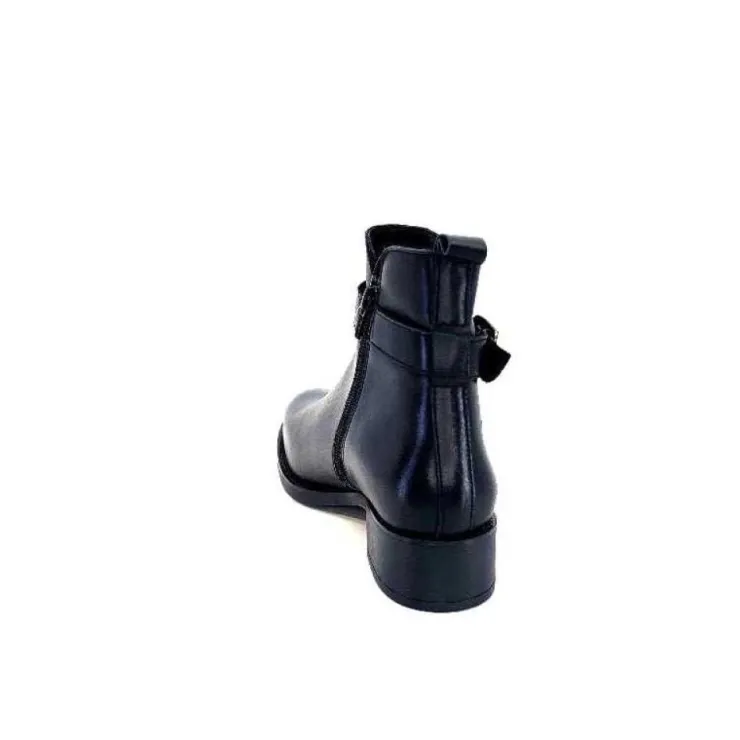 We Do Ivoire 99766 Cuir Noir*Femme Bottines
