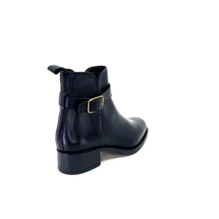 We Do Ivoire 99766 Cuir Noir*Femme Bottines