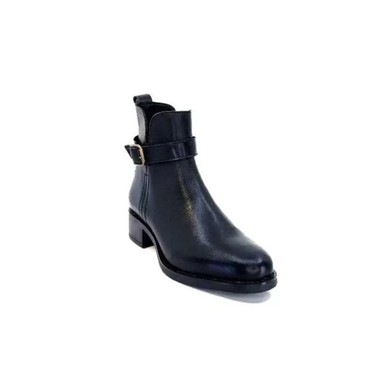 We Do Ivoire 99766 Cuir Noir*Femme Bottines