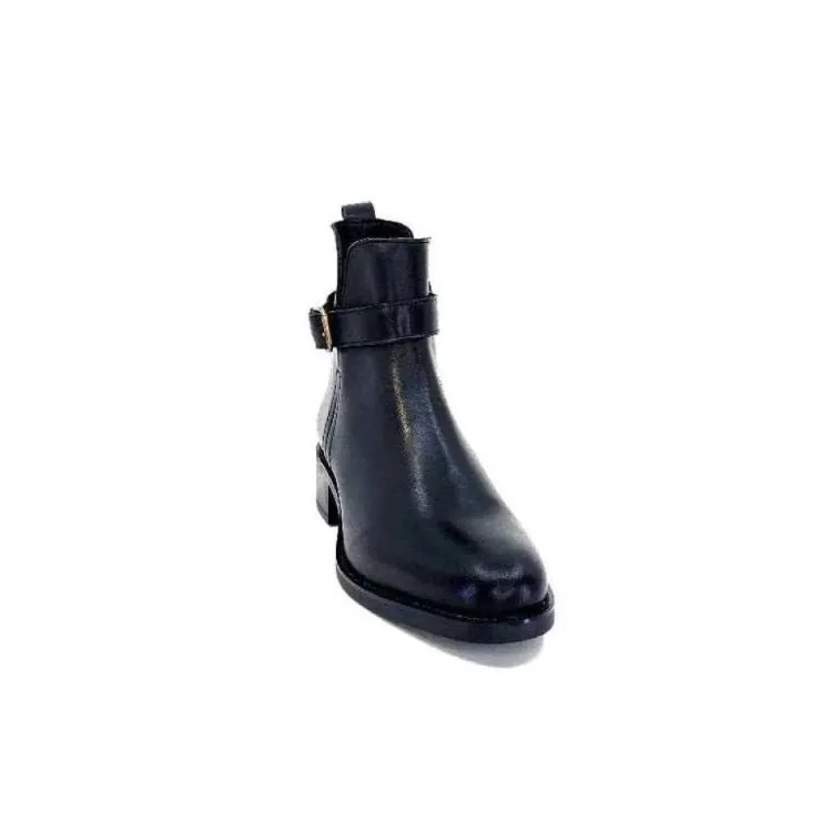 We Do Ivoire 99766 Cuir Noir*Femme Bottines