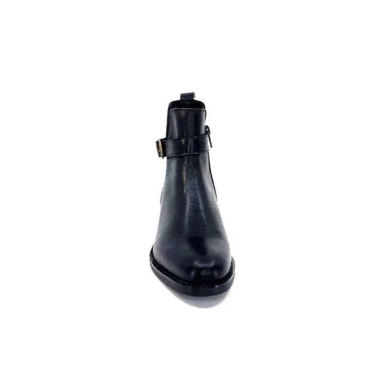We Do Ivoire 99766 Cuir Noir*Femme Bottines