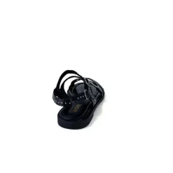 Ivoire0401a Ivoire 500.4301 Cuir Noir*Femme Sandales