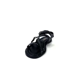 Ivoire0401a Ivoire 500.4301 Cuir Noir*Femme Sandales