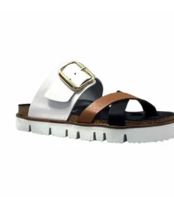 Ivoire0098a Ivoire 1844 Cuir Noir*Femme Plagettes