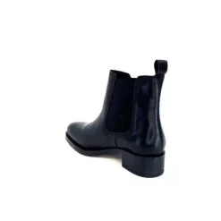 We Do Ivoire 99763 Cuir Noir*Femme Bottines