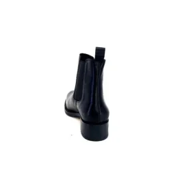 We Do Ivoire 99763 Cuir Noir*Femme Bottines