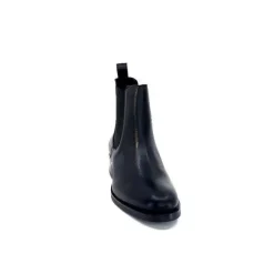 We Do Ivoire 99763 Cuir Noir*Femme Bottines