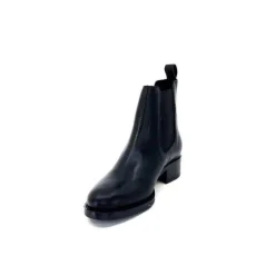 We Do Ivoire 99763 Cuir Noir*Femme Bottines