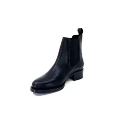 We Do Ivoire 99763 Cuir Noir*Femme Bottines