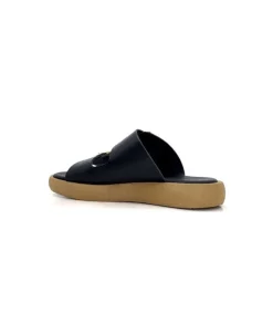 top tris srl Ivoire 8022-02 Cuir Noir*Femme Mules