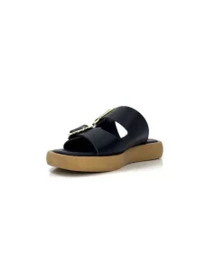 top tris srl Ivoire 8022-02 Cuir Noir*Femme Mules