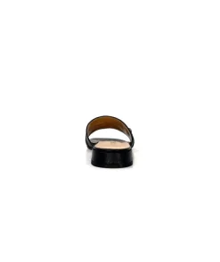 Ivoire0346a Ivoire 22682 Cuir Noir*Femme Mules