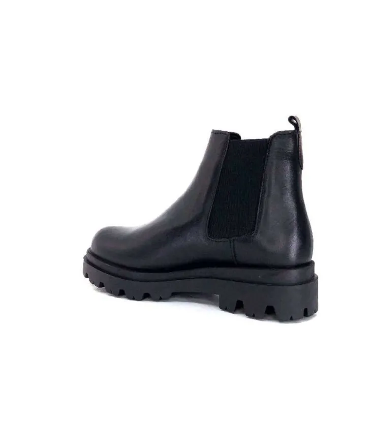 Ivoire0351a Ivoire 9615312 Cuir Noir*Femme Bottines