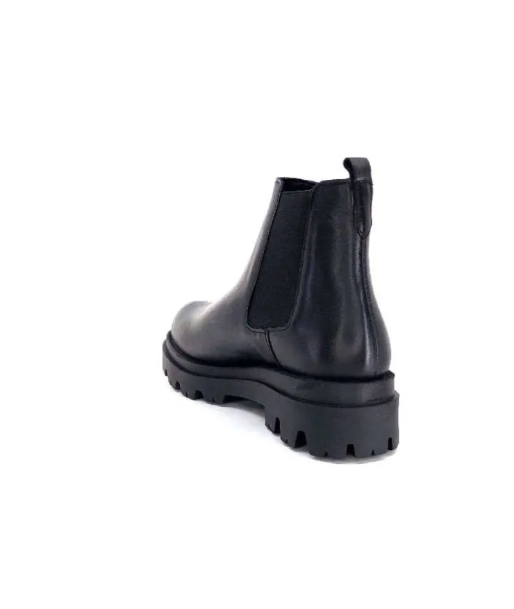 Ivoire0351a Ivoire 9615312 Cuir Noir*Femme Bottines