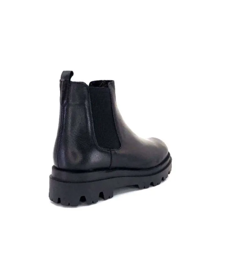 Ivoire0351a Ivoire 9615312 Cuir Noir*Femme Bottines