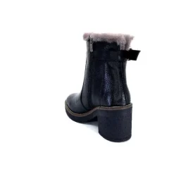 Ivoire-354 Ivoire 109381 Cuir Noir*Femme Fourrées