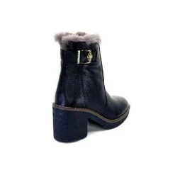 Ivoire-354 Ivoire 109381 Cuir Noir*Femme Fourrées