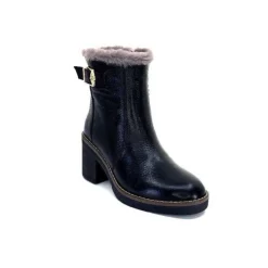 Ivoire-354 Ivoire 109381 Cuir Noir*Femme Fourrées