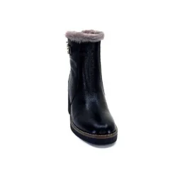 Ivoire-354 Ivoire 109381 Cuir Noir*Femme Fourrées