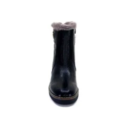 Ivoire-354 Ivoire 109381 Cuir Noir*Femme Fourrées
