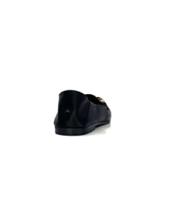 gloria Ivoire 97576 Cuir Noir*Femme Mocassins