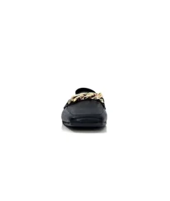 gloria Ivoire 97576 Cuir Noir*Femme Mocassins