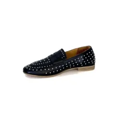 Ivoire0401a Ivoire 500.1000 Cuir Noir*Femme Mocassins