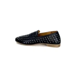Ivoire0401a Ivoire 500.1000 Cuir Noir*Femme Mocassins