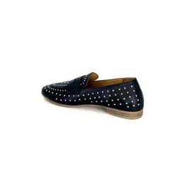 Ivoire0401a Ivoire 500.1000 Cuir Noir*Femme Mocassins