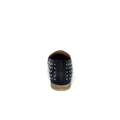 Ivoire0401a Ivoire 500.1000 Cuir Noir*Femme Mocassins
