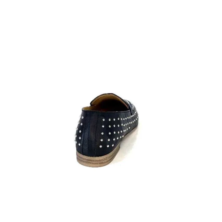 Ivoire0401a Ivoire 500.1000 Cuir Noir*Femme Mocassins