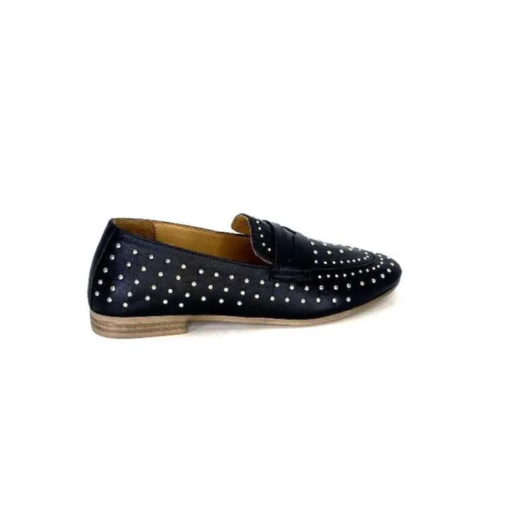 Ivoire0401a Ivoire 500.1000 Cuir Noir*Femme Mocassins