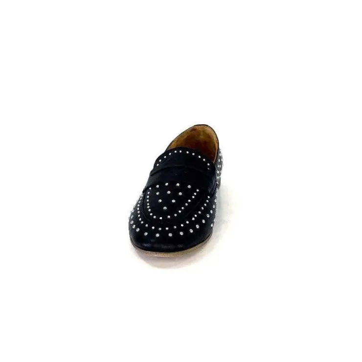 Ivoire0401a Ivoire 500.1000 Cuir Noir*Femme Mocassins