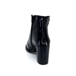 Ivoire0381b Ivoire 8016 Cuir Noir*Femme Bottines