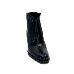 Ivoire0381b Ivoire 8016 Cuir Noir*Femme Bottines