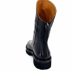 Ivoire0156 Ivoire 3270 Cuir Noir*Femme Bottines