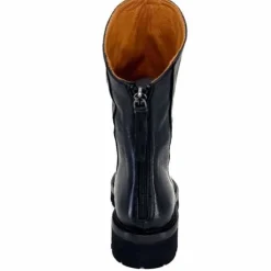 Ivoire0156 Ivoire 3270 Cuir Noir*Femme Bottines