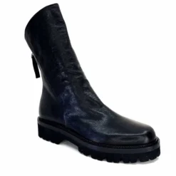 Ivoire0156 Ivoire 3270 Cuir Noir*Femme Bottines